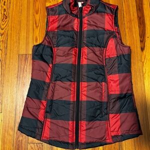Red Camel Women's Plaid Puffer Vest